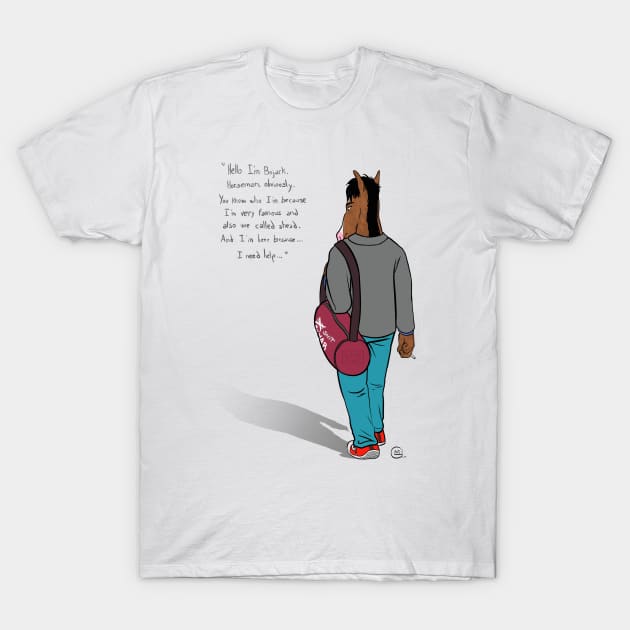 Bojack - I need help T-Shirt by GmYiyo